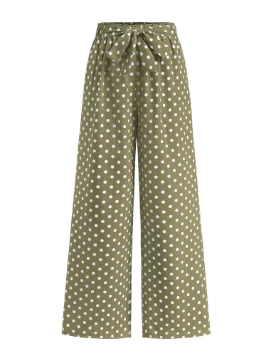 Image of BTFBM Striped Palazzo Pants for Women Casual Summer 2026