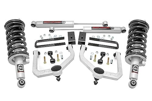 Rough Country Kit de elevación de 3 pulgadas con puntales N3 para Nissan Titan 4WD 17-24 - 83431