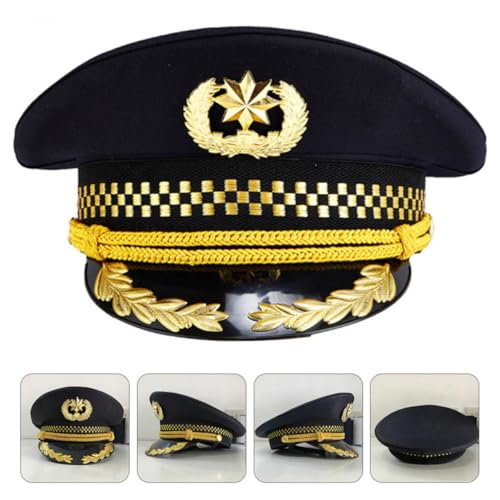 Chapeau de compagnie aérienne Operitacx taille 57 en coton pour déguisement