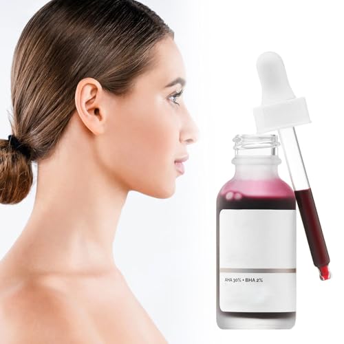 Solución Peeling AHA 30% + BHA 2%,Solución Exfoliante,Combate las Imperfecciones Reduce la Congestión de los Poros y las Líneas Finas,2 Pcs - imagen 2