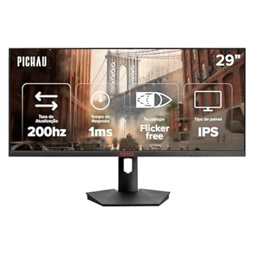 Monitor Gamer | Pichau | Nexus Wide 29 Pro | 29" IPS Ultrawide WFHD | 200Hz 1ms | HDMI/DP | PG-NXSW29PRO-BL01