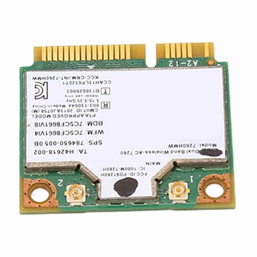 Tarjeta de red inalámbrica Ejoyous Mini PCIe WiFi 1200Mbps Dual Band BT 4.0 802.11ac para Laptop y Desktop miniatura 2