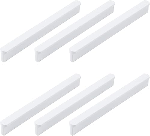 Miniatura 1 de WDONAY 6 tiradores de gabinete de aleación de aluminio en forma de T, herrajes para cocina, baño, dormitorio, centro de agujeros de 5 pulgadas