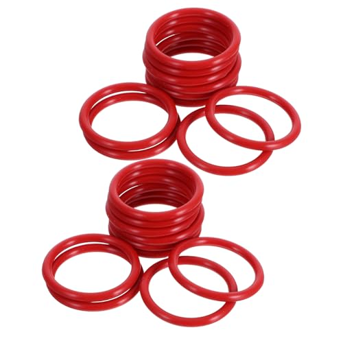 SEWOART 20 Juntas Tóricas de Silicona Roja para Cafetera Modelo Eabi Eam Eca y Modelo Hd5720 Hd5730, Anillos de Repuesto para Máquina de Espresso, Sellos Duraderos y Compatibles