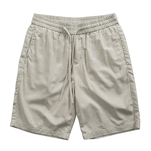 Short fluide homme grande taille avec cordon de serrage anti-irritation