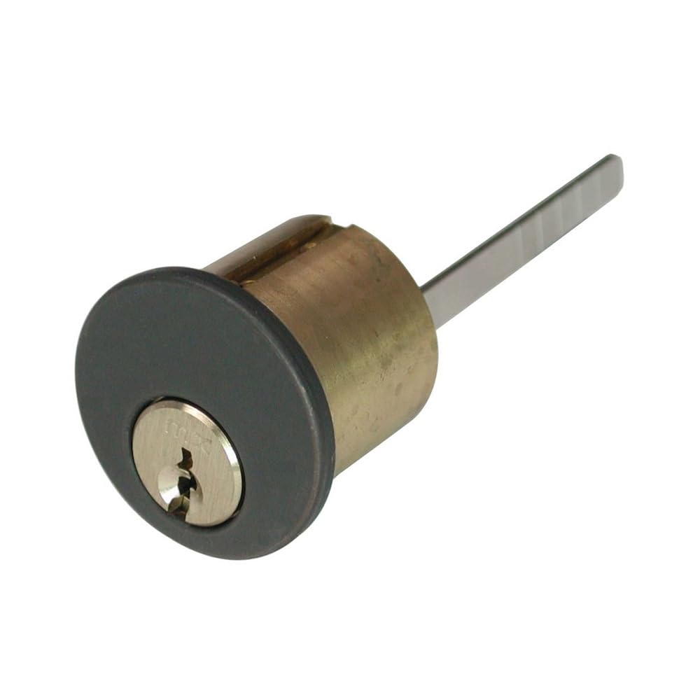 GMS Keyed Alike K2 1-1/8" Rim Cylinder with Schlage C Keyway, Oil Rubbed Bronze
