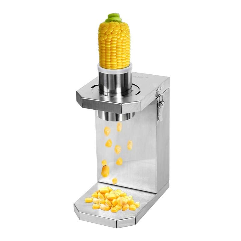 Máquina peladora de granos de maíz con piezas desmontables y cuerpo de acero inoxidable para una fácil limpieza