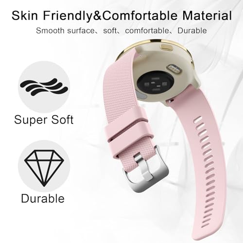 Correa de silicona 18mm para reloj Garmin miniatura 5