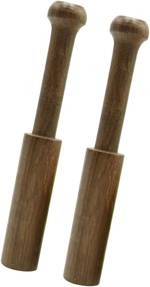 Mazo para cuenco tibetano COHEALI 2 pzas madera 5 pulg