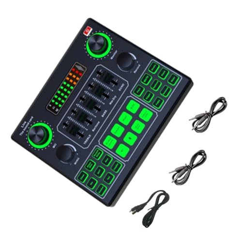 V9SJ Live Sound Card And Colorful Efficient Transmission And Noise Reduced For Smartphone Computer Tablet Music