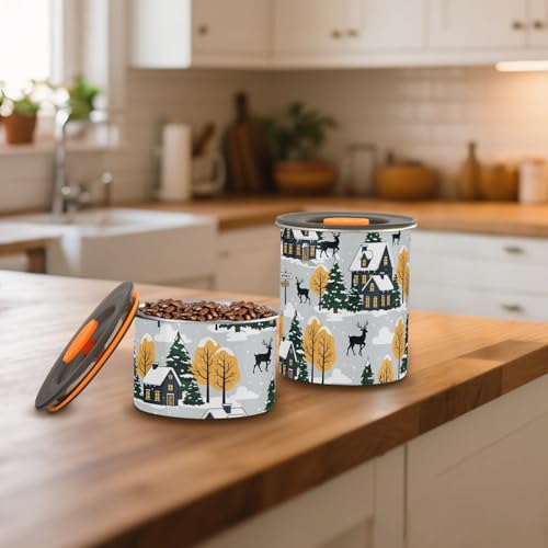 Contenedor hermético para café acero inoxidable 900 ml miniatura 6