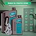 SUNLU Standard 3D Printer Resin Plus, Fast-Curing Photopolymer Resin for LCD/DLP/SLA Printers, 395-405nm UV, Low Shrinkage and High Precision, Grey 1KG