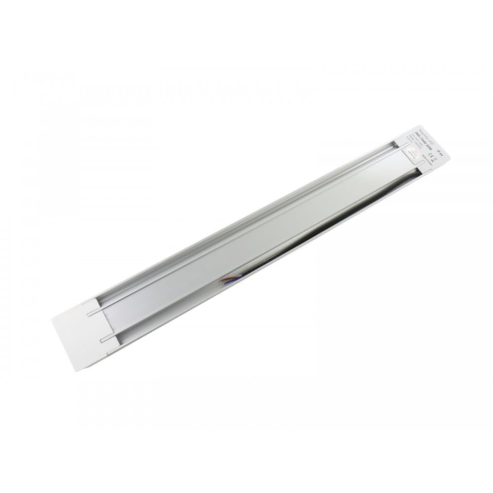 JANDEI - Confezione da 2 schermi LED integrati, 18W, lunghi 60 cm, alta luminosità con 1500 lumen, bianco neutro 4200K, illuminazione a 120°. Ideale per aree di lavoro, casa, garage