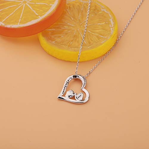 AKTAP Friendship Gift Best Friend Ne-cklace Love You Forever Pinky Promise Pinky Swear Pendant Sisters Necklace BFF Jewelry (Best Friend Necklace)2