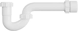 PROFLO PFPTP104 100 Series 1-1/4" Plastic Slip Joint Tubular P-Trap - White