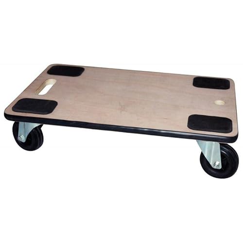 WONDAY - Rullbräda i trä med handtag, maximal belastning 300 kg, bricka 600x 400 mm