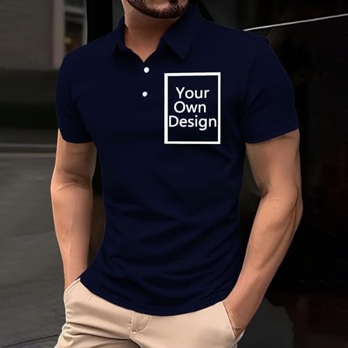 Custom Polo Shirt for Men Design Your Own Logo Personalized Shirts - image 8