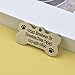 Two Sided - Custom Engraved Personalized Brass Bone Dog Tag and Cat Tags Id