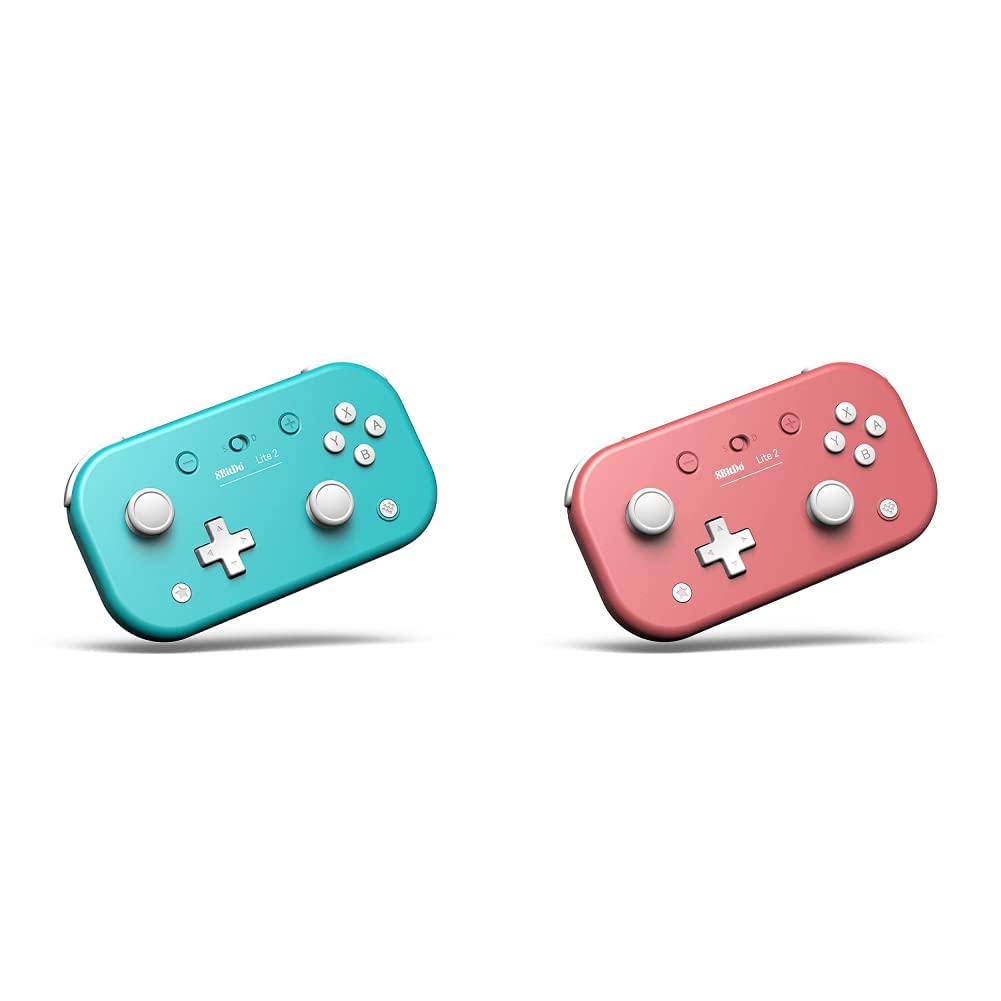 8bitdo Lite 2 BT Gamepad Turquoise (Switch, Android, Raspberry Pi) & Lite 2 BT Gamepad Pink (Switch, Android, Raspberry Pi)