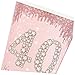 TOPPERFUN 40th Birthday Party Supplies Stylish Glittering Paper Plates Napkins Cups Set for Celebrati