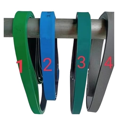 Courroie d'embrayage 1,5x15mm en caoutchouc vert pour tambour de ligne rotative