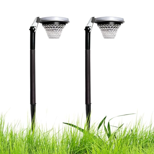 Solar Lights Outdoor Waterproof, Lawn Lamp Set, 9.06x4.33x4.72 Inches Weatherproof Pathway Decor, Quality Lighting for Fence, Backyard, Balcony, Gazebo, Pool, Walkway, Driveway