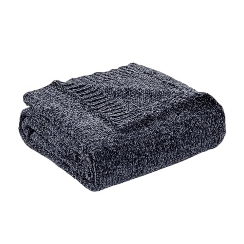 BOURINA Chenille Throw Blanket Boho Throw Outdoor Blanket,50x60Inch Grey by BOURINA - Used condition - Image 6