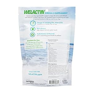Nutramax Welactin Daily Omega3 Supplement for Dogs Skin  Coat Health Plus Overall Health 60 Soft Chews  Cucciolini Doodles Nutramax welactin daily omega 3 supplement for dogs skin  coat health plus overall health 60 soft chews   cucciolini doodles