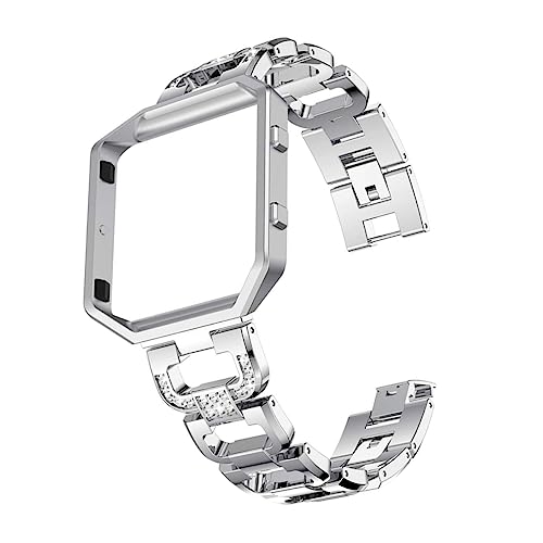 Bracelet montre argenté avec strass chic et élégant
