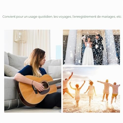 Enregistreur D'appareil Photo Numérique, Caméscope Vidéo Full HD 1080P 16MP, Caméra de Vlogging avec écran Rotatif de 2,4 Pouces, Zoom 16X, Lumière de Remplissage, Silver