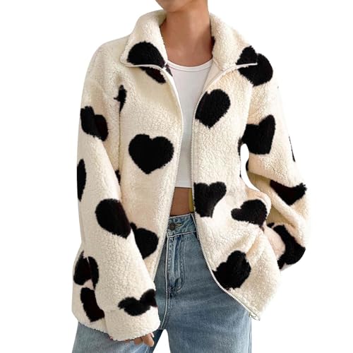 Manteaux à manches longues veste d'hiver femme fermeture éclair cardigan peluche