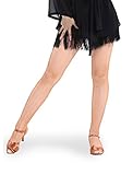 Bartolini-5A22 Professional Seamless Footed Dance Fishnet Tight Stockings (Med/Tall, Caramel)