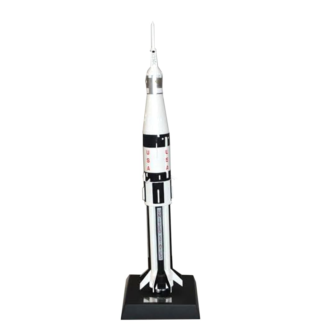 Saturn 1B NASA Rocket Spaceship Apollo Desktop Display Model Scale 1/144