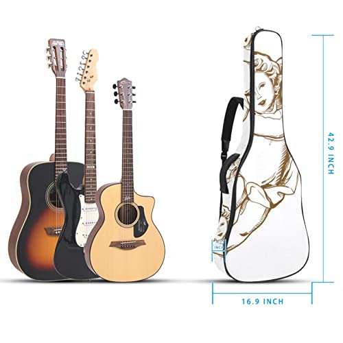 Housse pour guitare acoustique – Motif artistique – Épaisseur : 1 cm – Étanche – 101,6 cm – 106,1 cm, Multicolore 10… - Les Beatles, Paul McCartney, John Lennon, RIngo Starr, George Harrison Housse pour guitare acoustique - Motif artistique - Épaisseur : 1 cm - Étanche - 101,6 cm - 106,1 cm, Multicolore 10… – Image 6