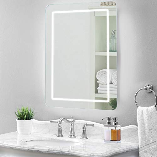 Warmiehomy LED Illuminated Bathroom Mirror with Demister Pad and Touch Switch