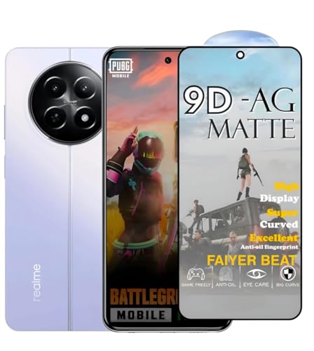 Image of Premium Tempered Glass for IQOO Z6X (matte finish glass, Pack of 1) Full Screen Coverage gaming matte Screen Protector Guard (IQOO Z9X)