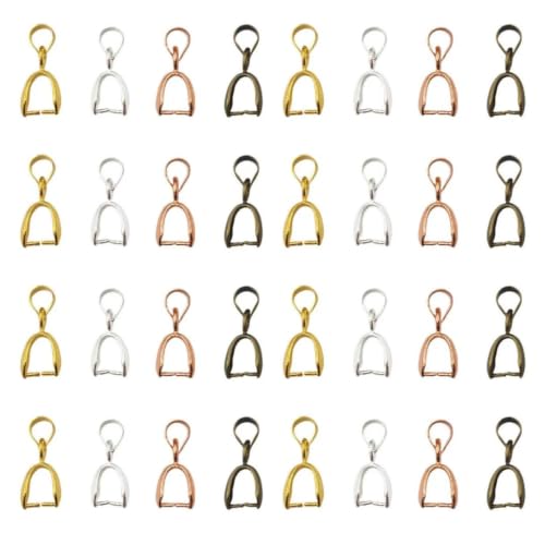 Image of Satra Traders Pendant Pinch Clasp Charm Connector | Size : 18mm | Qty : 25pcs
