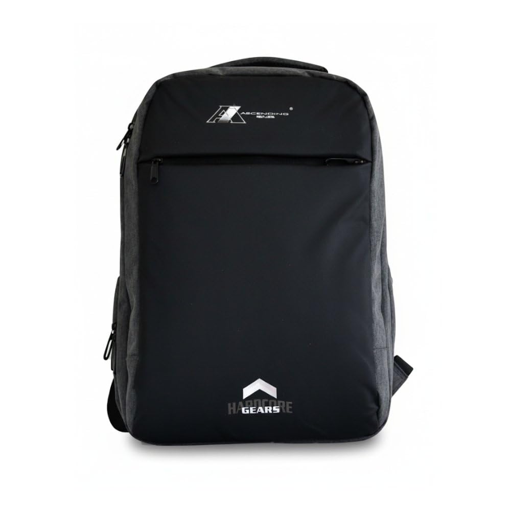 Meraki Multifunction Travel Backpack | Waterproof Anti-Theft Oxford Bag for Men & Women | 25L | Black-image-3