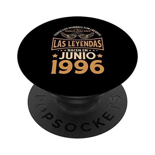 Cumpleaños Hombre Regalos Las Leyendas Junio 1996 PopSockets PopGrip Intercambiable