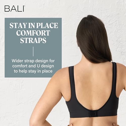 Image of Bali Women's Wireless Bras for Women - Comfort Revolution Wireless Bra - Adjustable & Supportive - Plus Size Women