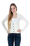  Abercrombie & Fitch Strickjacke Naturweiß M