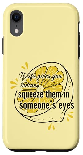 Lemon Squeeze ����������p ���g�� ���[���A ��� �X�}�z�P�[�X iPhone XR �p
