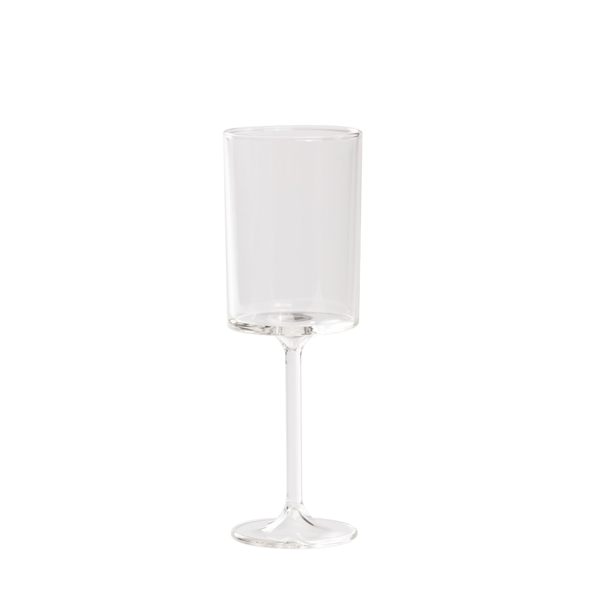 Verre à vin blanc borosilicate soufflé Zafferano Discobolo transparent 31 cl