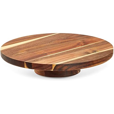 Acacia Wood Cake Stand (12.75 in) Cover