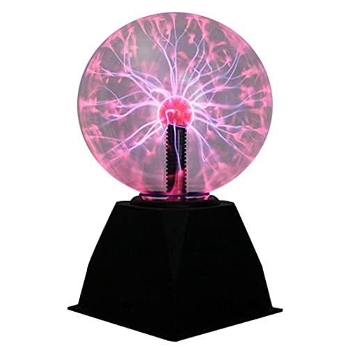 Bola Eléctrica, Bola de Plasma de 3 Pulgadas, Lámpara de Bola de Plasma Mágica, Luz de Lámpara de Bobina Tesla, Lámpara de Plasma Interactiva Sensible Al Tacto, Globo de Esfera de Nebulosa, para Decor