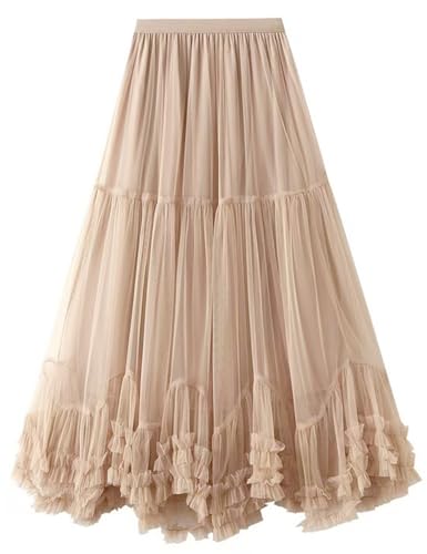 10 Best Tulle Skirts for Women to Elevate Any Outfit Effortlessly 7 COZYPOIN Maxi Tulle Skirts for Women