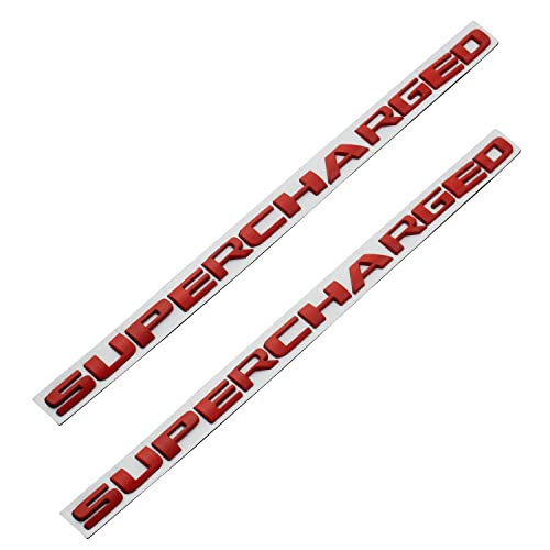 Badge en métal lettre rouge pour personnaliser votre voiture lors des rassemblements