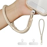 XCHKRM Cell Phone Lanyard,Phone Wrist Strap,2 Pcs Metal Patch for Women and Men Hands-Free Anti Theft Wristlet