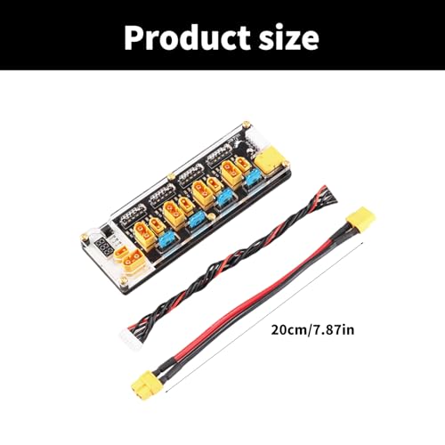 Carte de chargement XT30 2-6S 40A avec déchargeur intégré et protections - 5