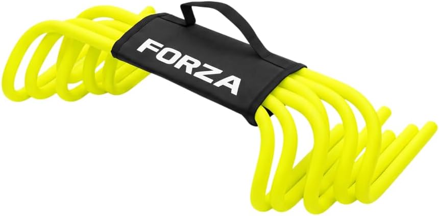 FORZA Training Equipment Carriers & Holders Set – Cone Holder, Hurdle Carrier, Bib Ring & Strap for Sports Storage